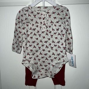 Onesie and Pants Set - 6 months NWT